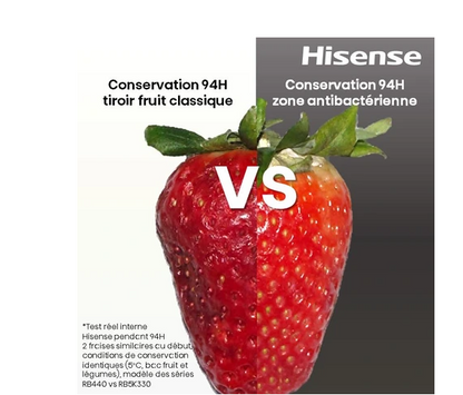 Réfrigérateur congélateur en bas Hisense RB5P410SACC