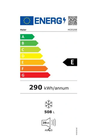 Congélateur coffre Haier HCE520E