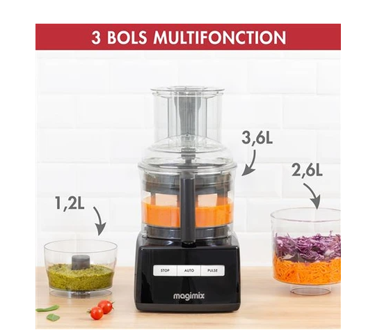 Robot multifonction Magimix CS5200 XL 18584F 1100 W Noir