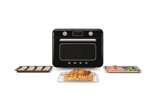 Mini four / Four posable Smeg FOUR COMBINÉ VAPEUR - AIR FRYER - COF01BLEU
