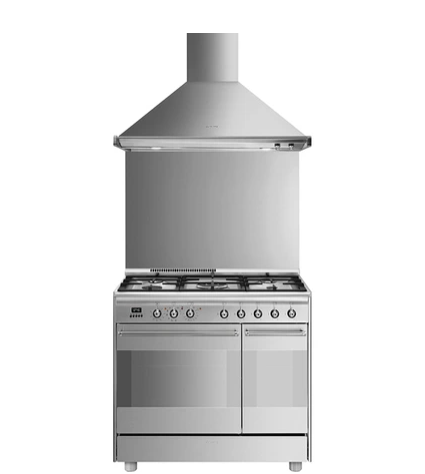 Piano de cuisson Smeg ESTHETIQUE CLASSICA 90cm MIXTE INOX - SCB92PX8
