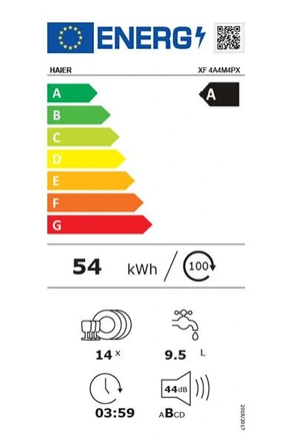 Lave-vaisselle pose libre Haier XF 4A4M4PX