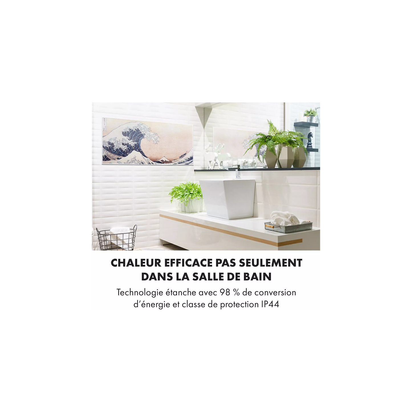 Chauffage infrarouge KLARSTEIN Wonderwall Air Art Smart 120cm