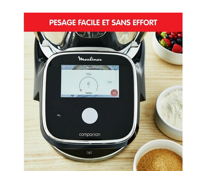 Robot cuiseur Moulinex I Companion Touch Pro xl Noir HF93D810