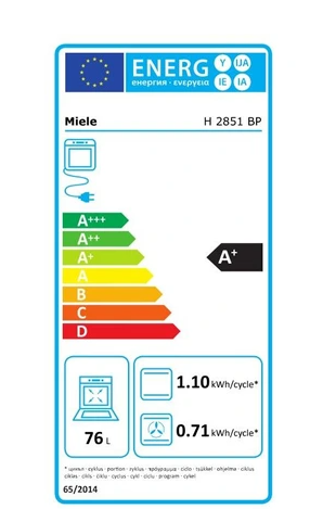 Four encastrable Miele H 2766 BP