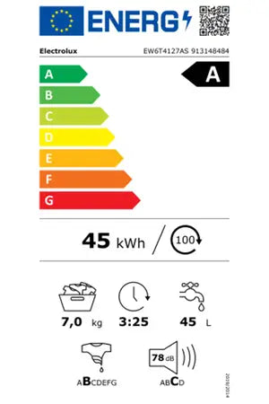 Lave-linge top Electrolux EW6T4127AS
