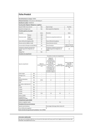Réfrigérateur 1 porte Candy Réfrigérateurs 1 porte intégrable 286l CM4S518EW