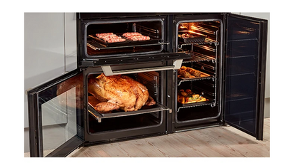 Piano de cuisson Leisure CUISINEMASTER PRO 100cm gaz et vitro Noir - PR100F560K