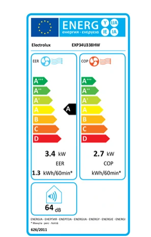 Climatiseur mobile Electrolux EXP34U338HW