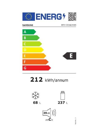 Réfrigérateur congélateur en haut Samsung RT31CG5624S9