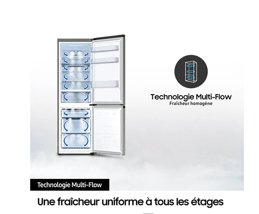 Réfrigérateur congélateur en bas Samsung rb34c602dsa