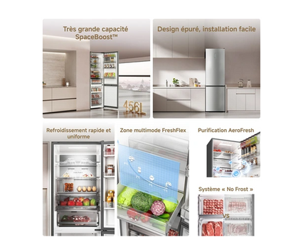 Réfrigérateur congélateur en bas Dreame Mega Pro 456 L