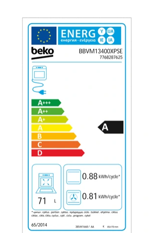 Four encastrable Beko BBVM13400XPSE