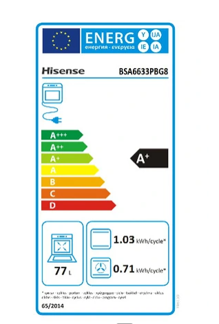 Four encastrable Hisense BSA6633PBG8