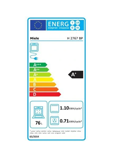 Four encastrable Miele H 2767 BP