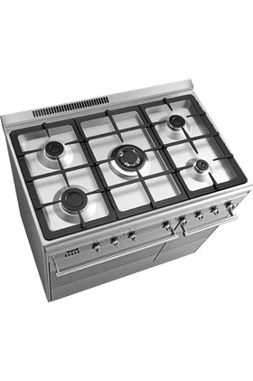 Piano de cuisson Smeg ESTHETIQUE CLASSICA 90cm MIXTE INOX - SCB92PX8